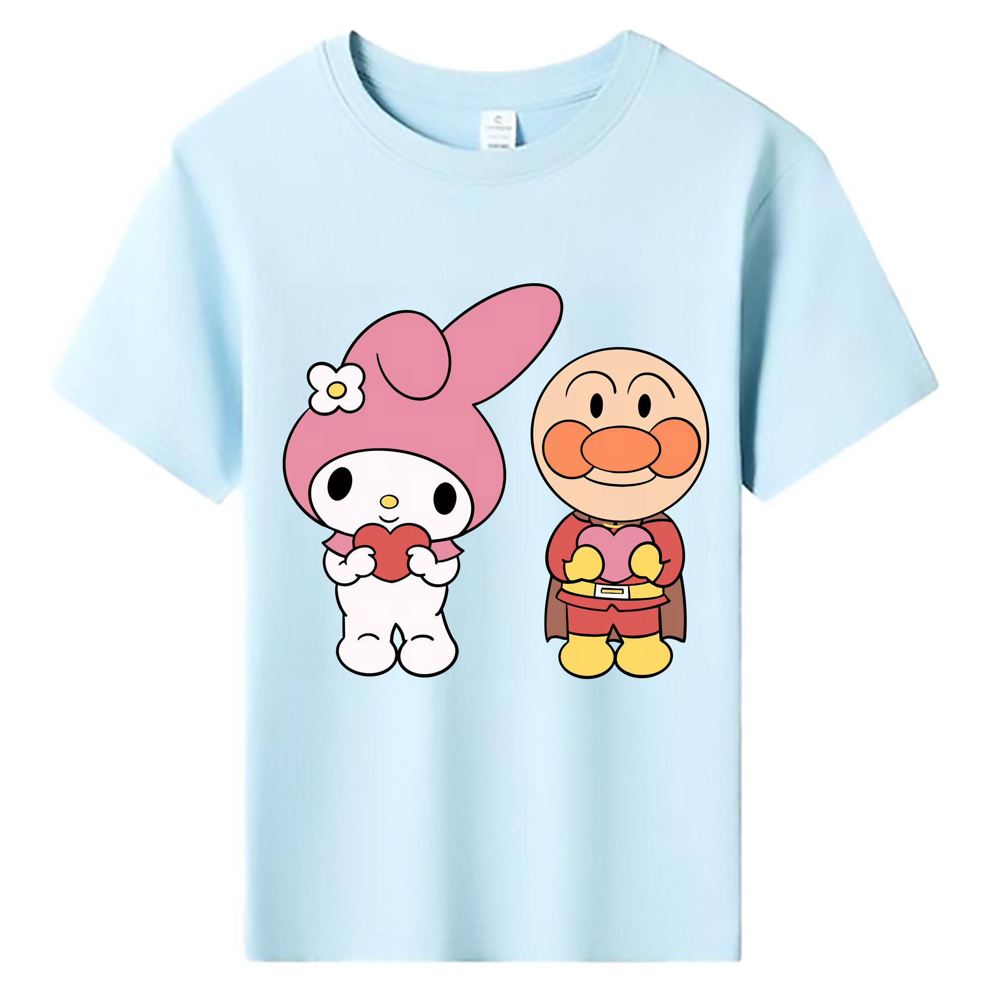 （画像用） アンパンマン Anpanman 綿100％キッズTシャツ（フロントプリント）